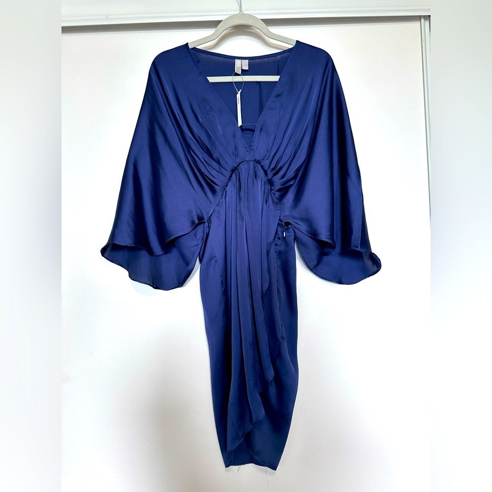 Elegant Blue Women's Dress